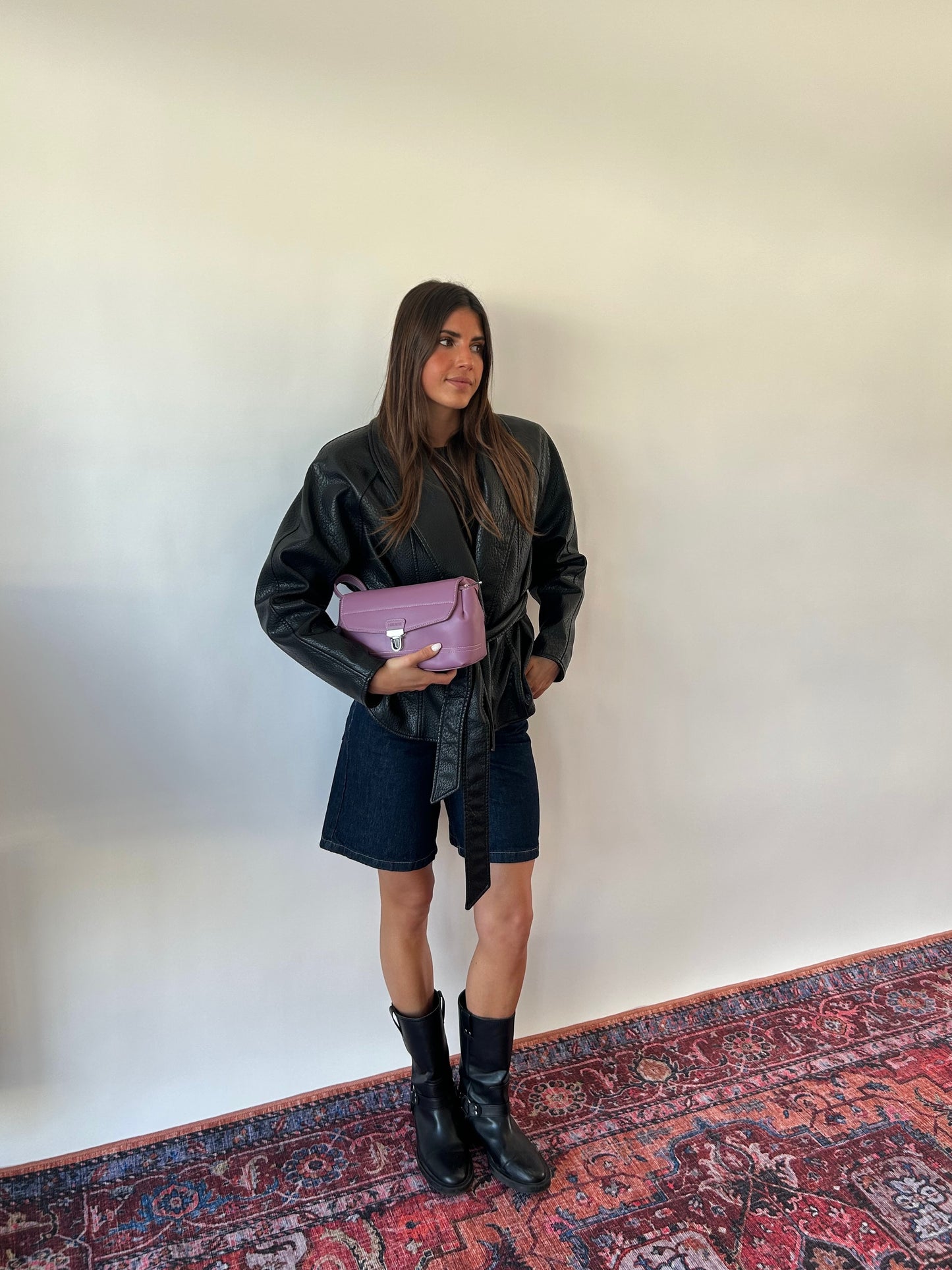 Bolso de hombro GWYNETH-ORCHID