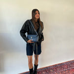 Borsa a spalla GWYNETH- BLU JEANS