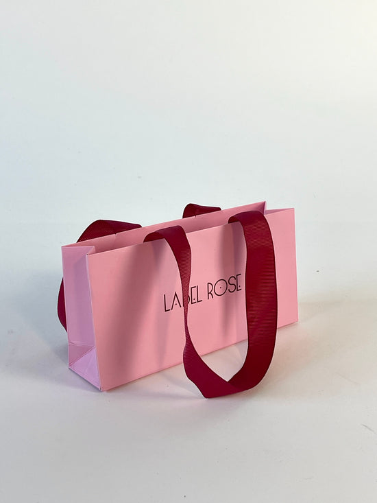 PINK GIFT PAPER SHOPPER 