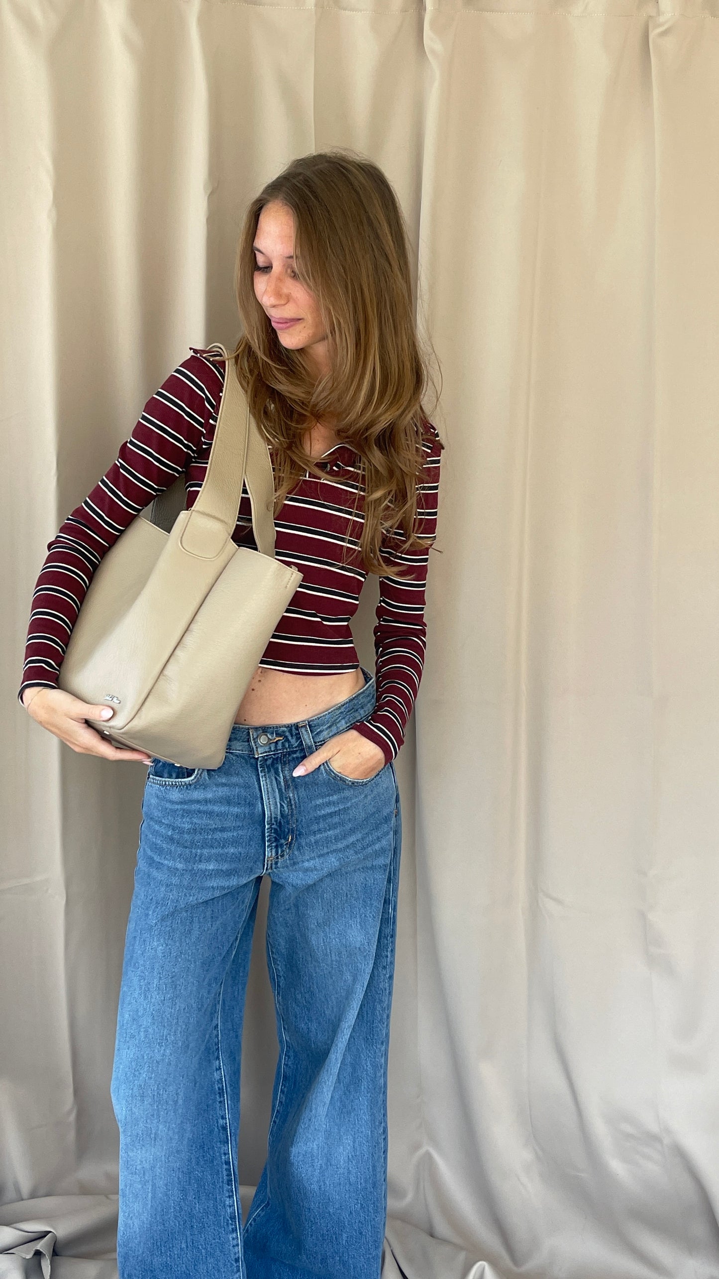 Borsa a spalla NEW MELISSA - TAUPE