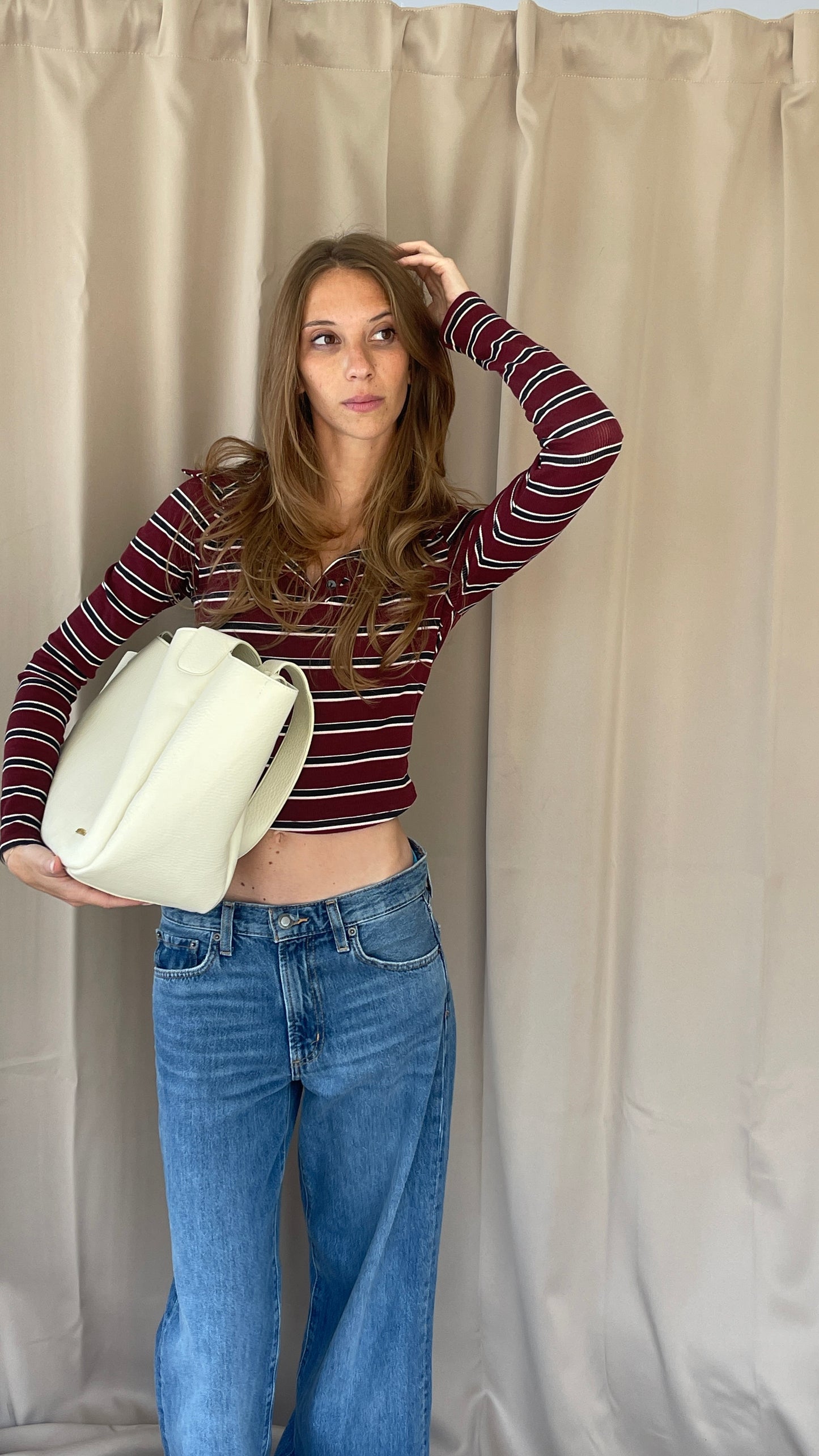 Borsa a spalla NEW MELISSA - CREAM