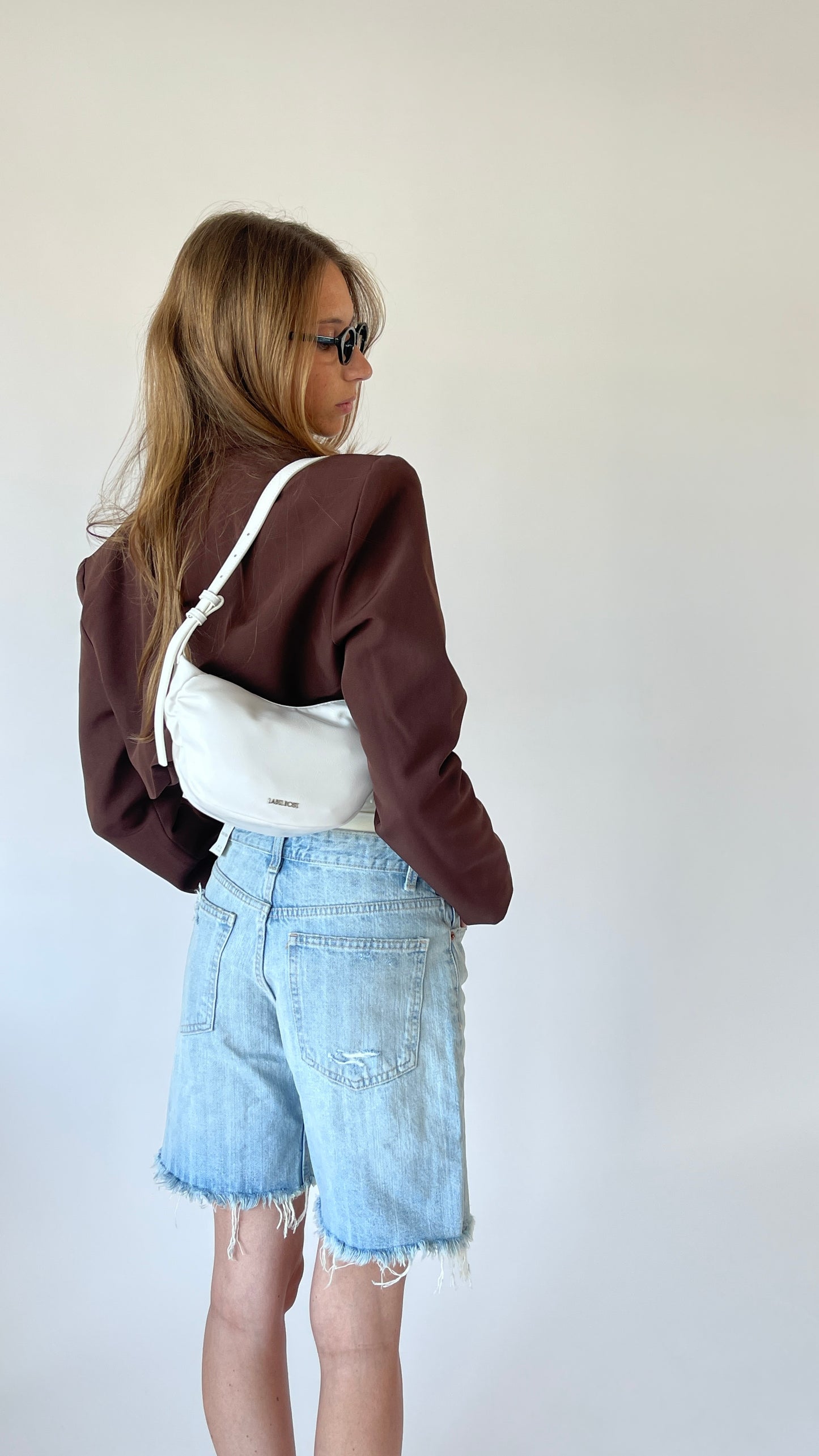 Borsa a spalla PENNY - WHITE