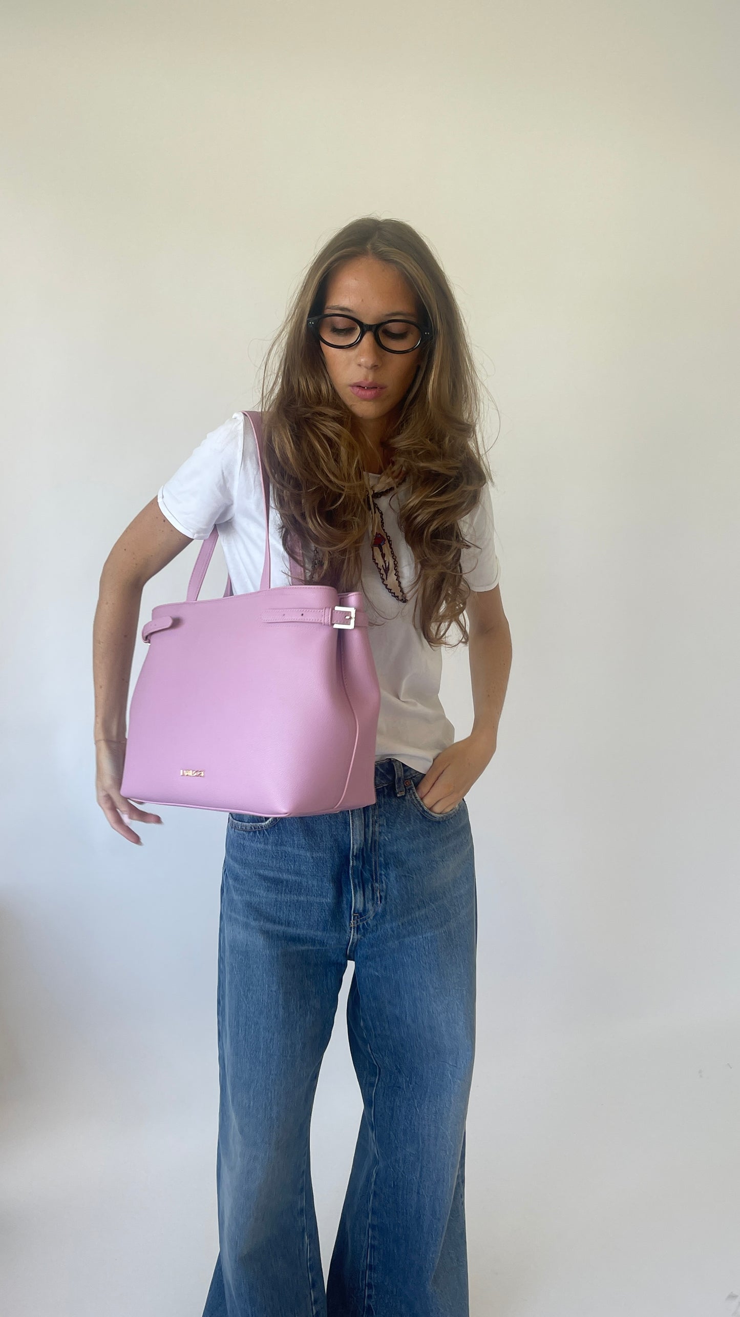 Borsa a spalla Georgie - PINK