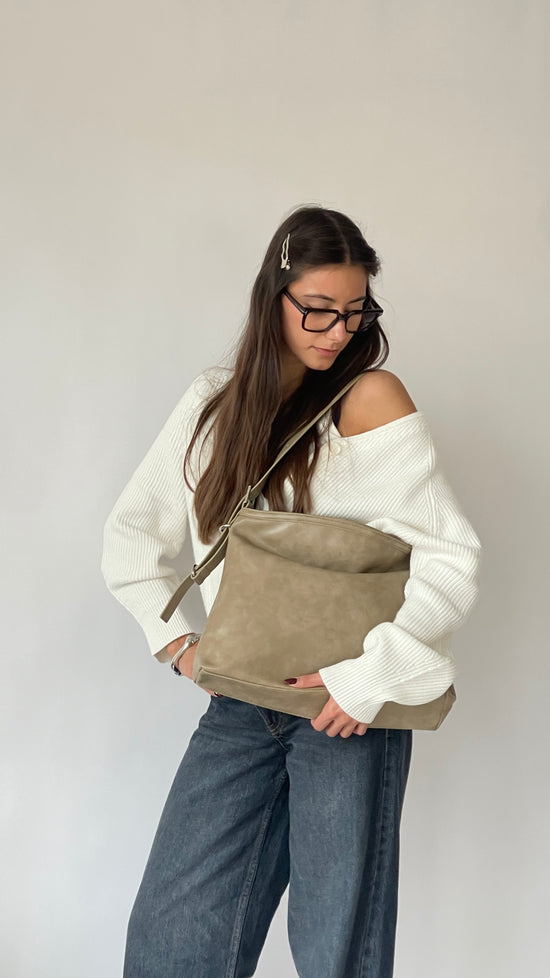 Bolso de hombro MINNIE - BEIGE