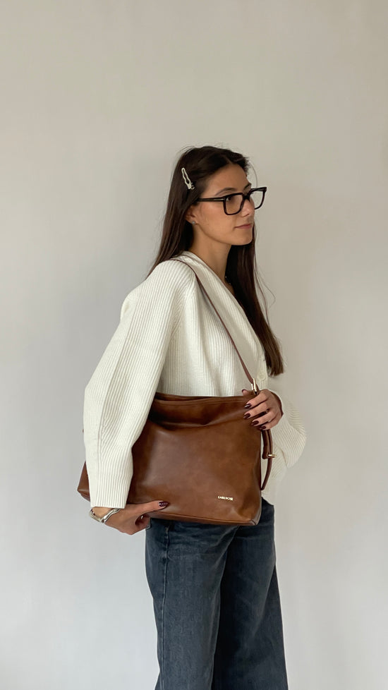 Borsa a spalla MINNIE - ALMOND