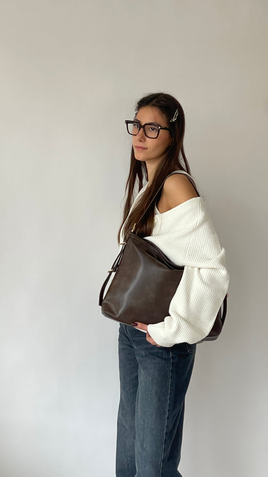 Borsa a spalla MINNIE - BROWN