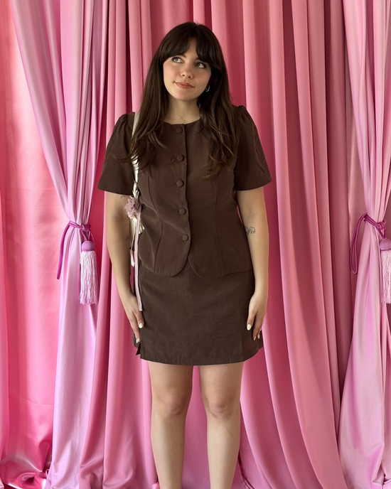 Skirt LILY - BROWN
