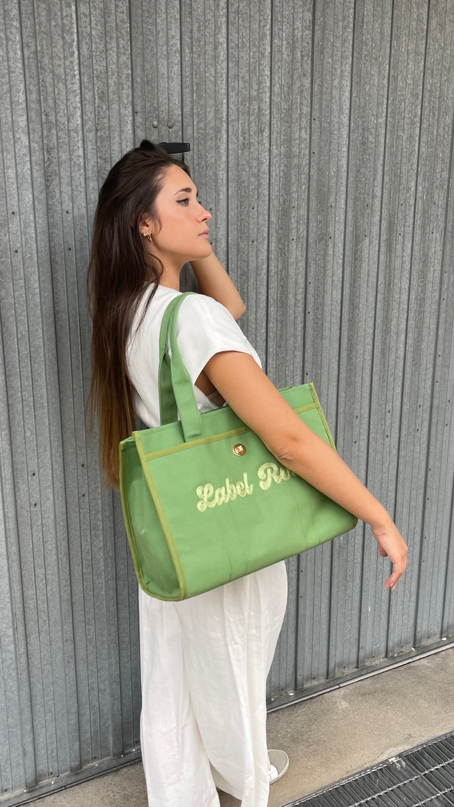 LR TOTE BAG - GREEN