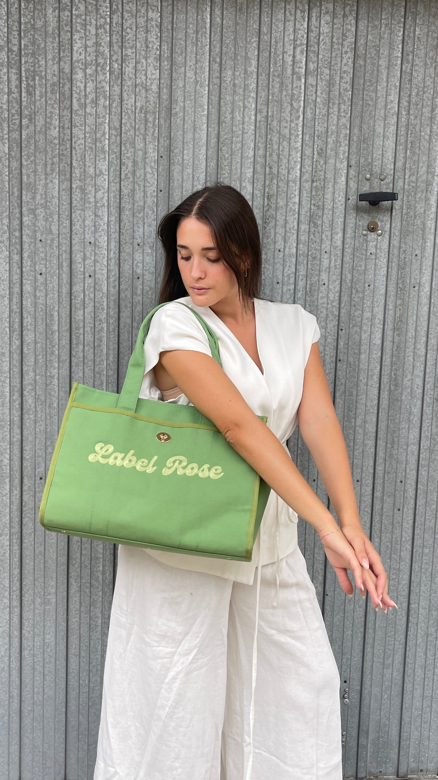 LR TOTE BAG - GREEN