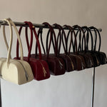 Borsa a spalla LONGUETTE- AMBER BROWN
