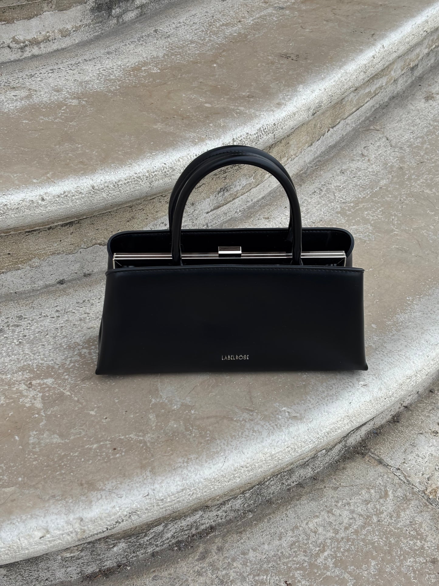 Borsa a mano PEARL- BLACK SILVER