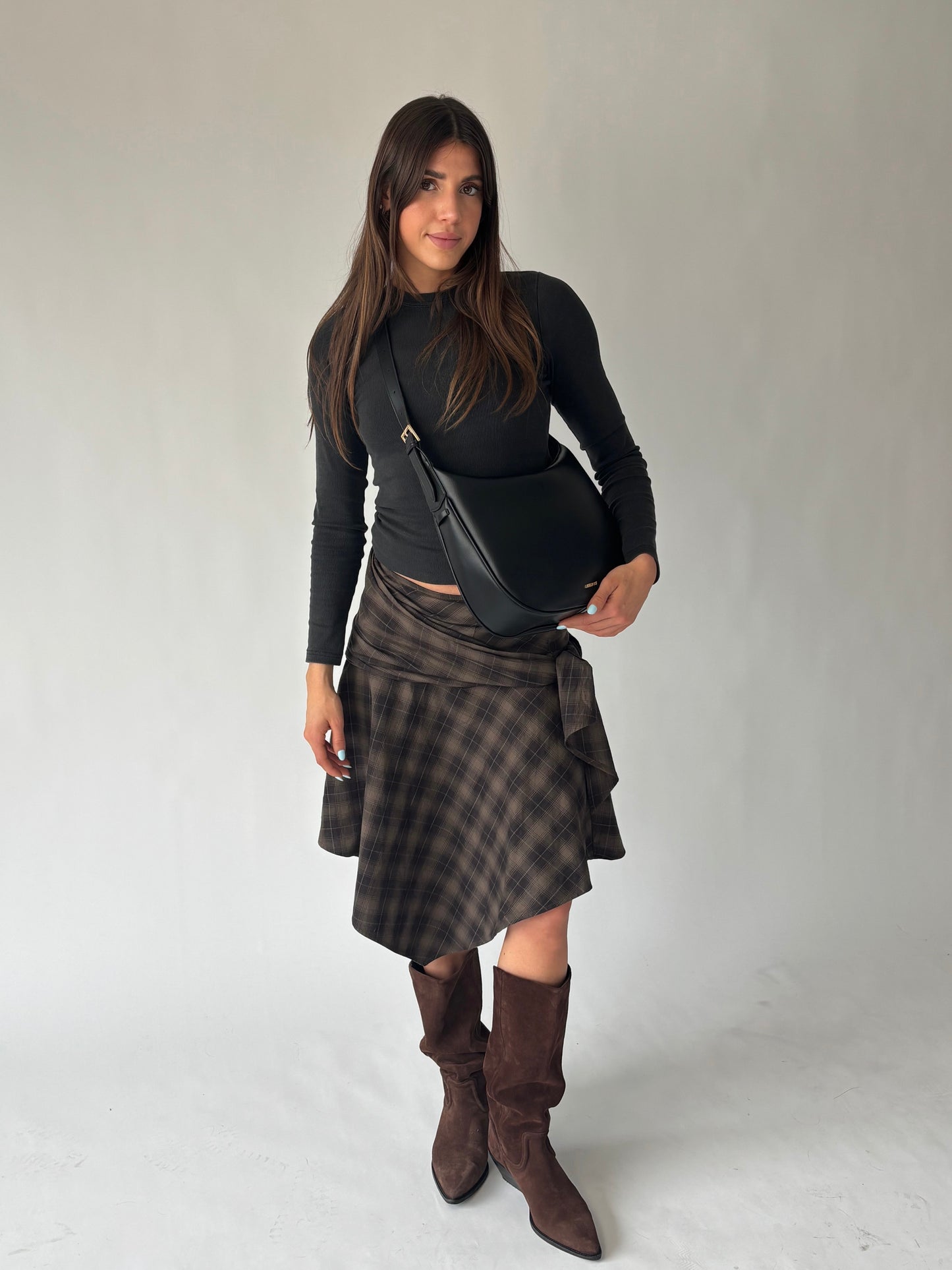 LILLIAN Shoulder Bag - BLACK
