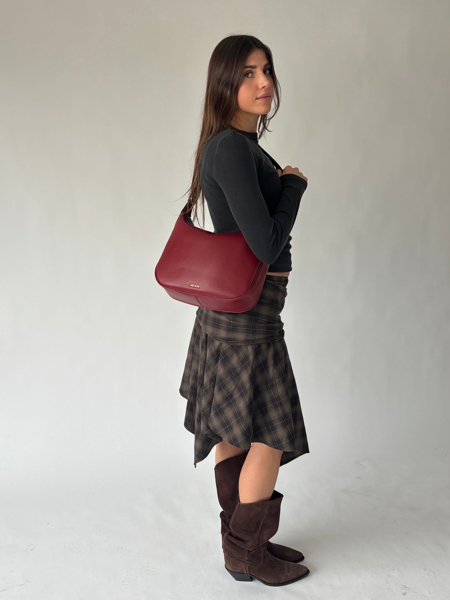 Bolso de hombro LILLIAN - ROJO INTENSO