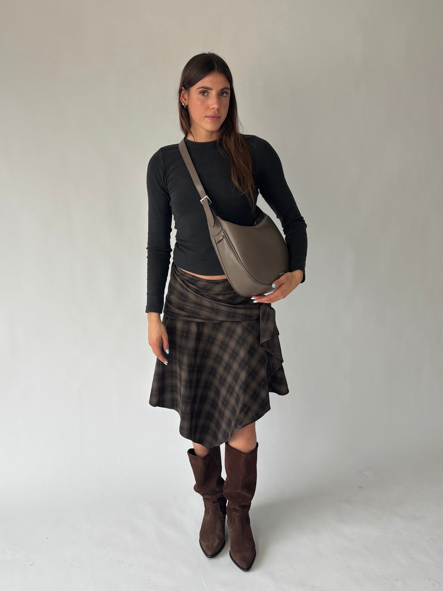 Borsa a spalla LILLIAN - MUD