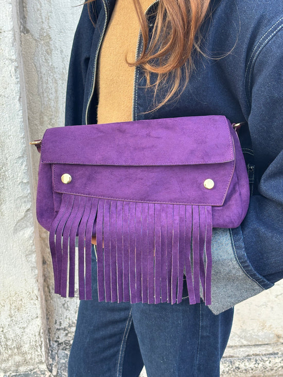Bolso de hombro MEREDITH - VIOLETA