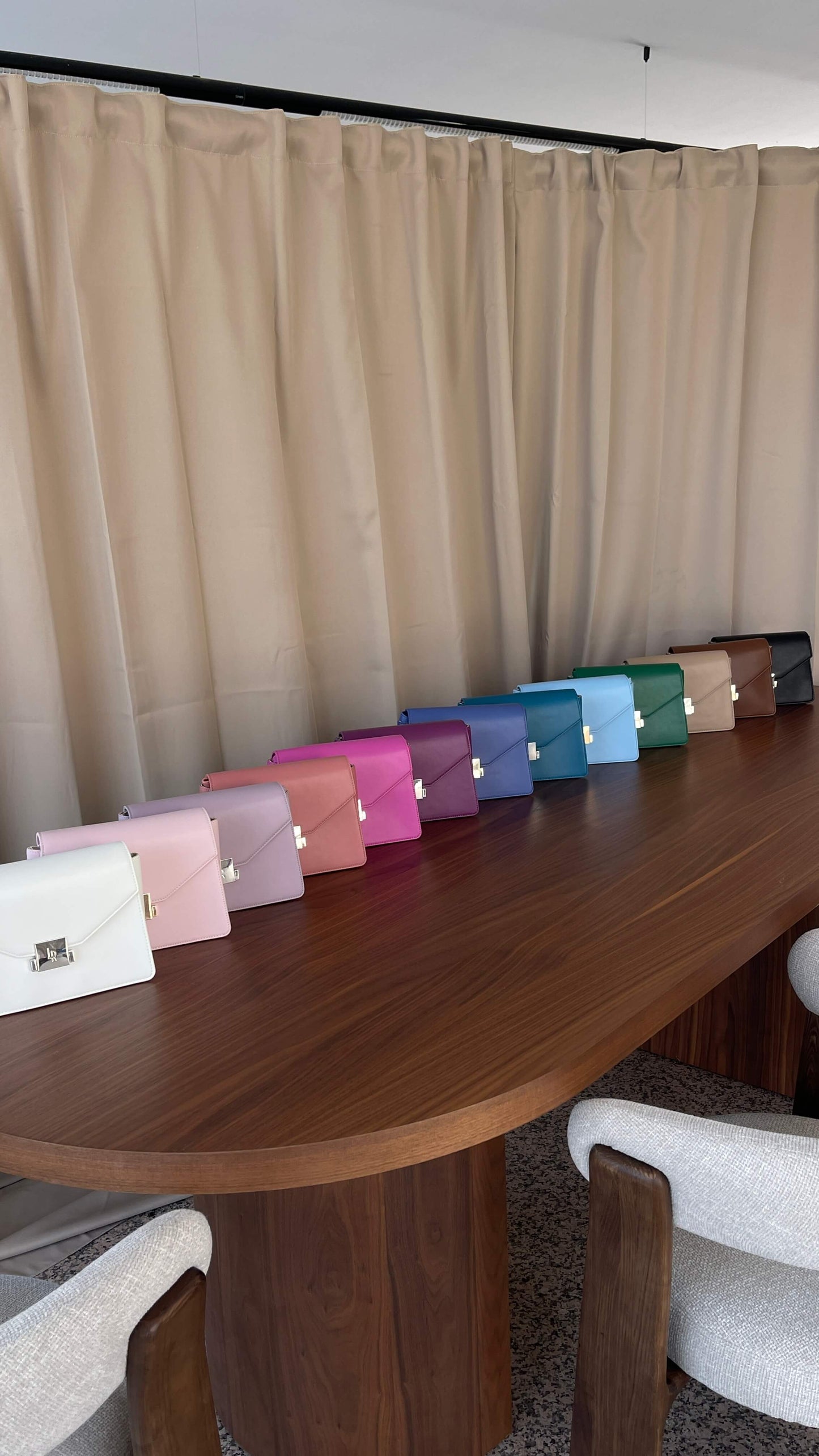 Borsa a tracolla AURA - WHITE