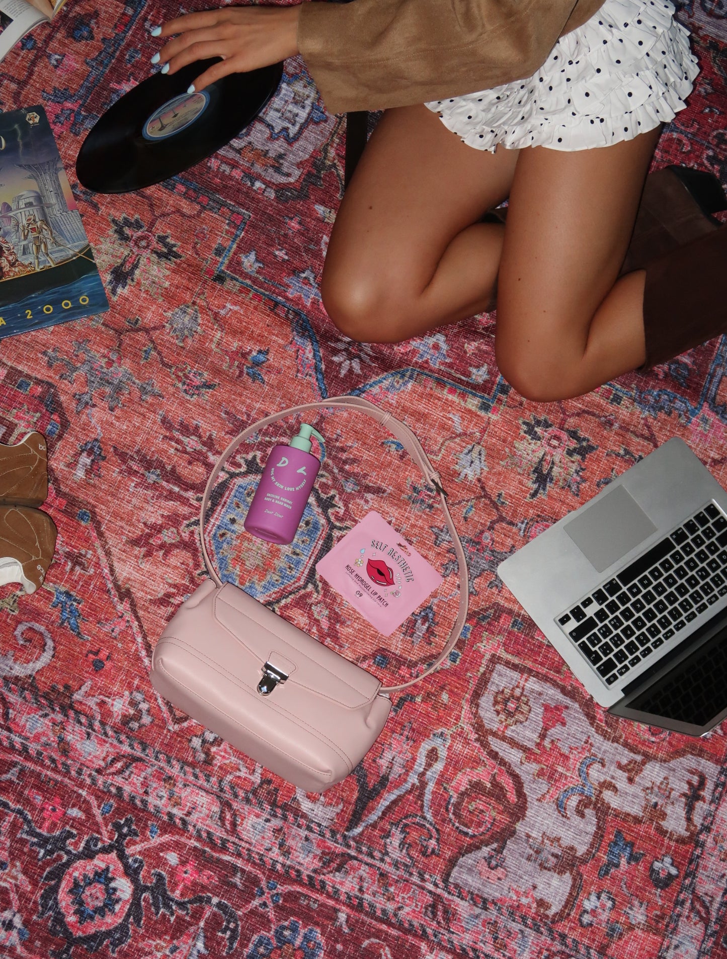 Bolso de hombro GWYNETH - ROSA