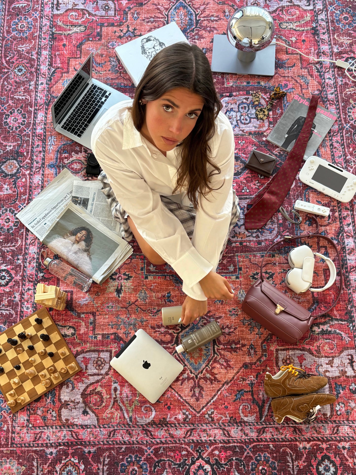 Bolso de hombro GWYNETH - MALVA