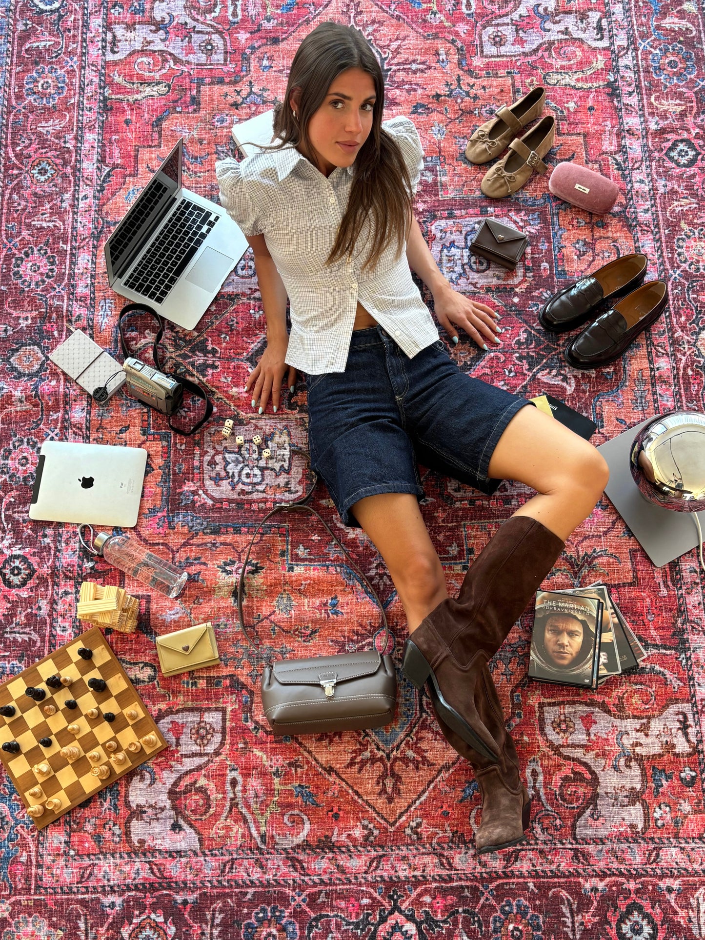 Bolso de hombro GWYNETH - COLOR TOPO