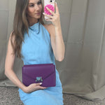 Borsa a tracolla AURA - VIOLET