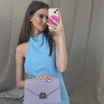Borsa a tracolla AURA - LAVANDER
