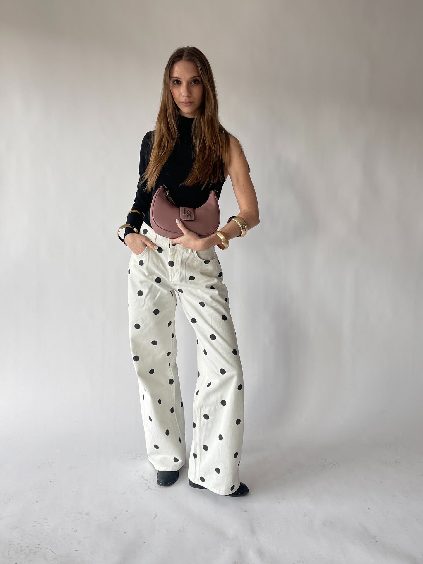 Borsa a spalla BEA - MAUVE