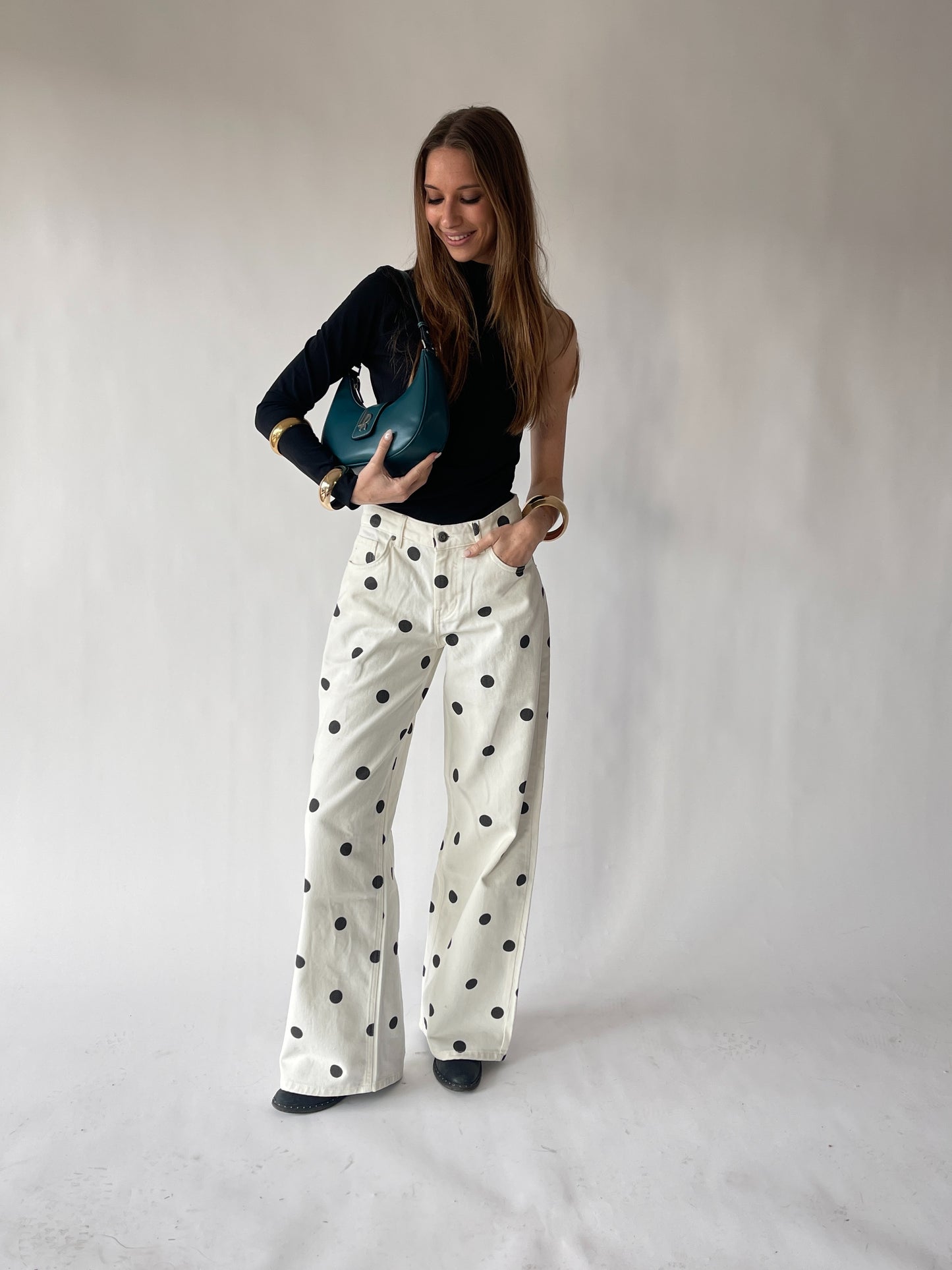 Borsa a spalla BEA - DARK TEAL