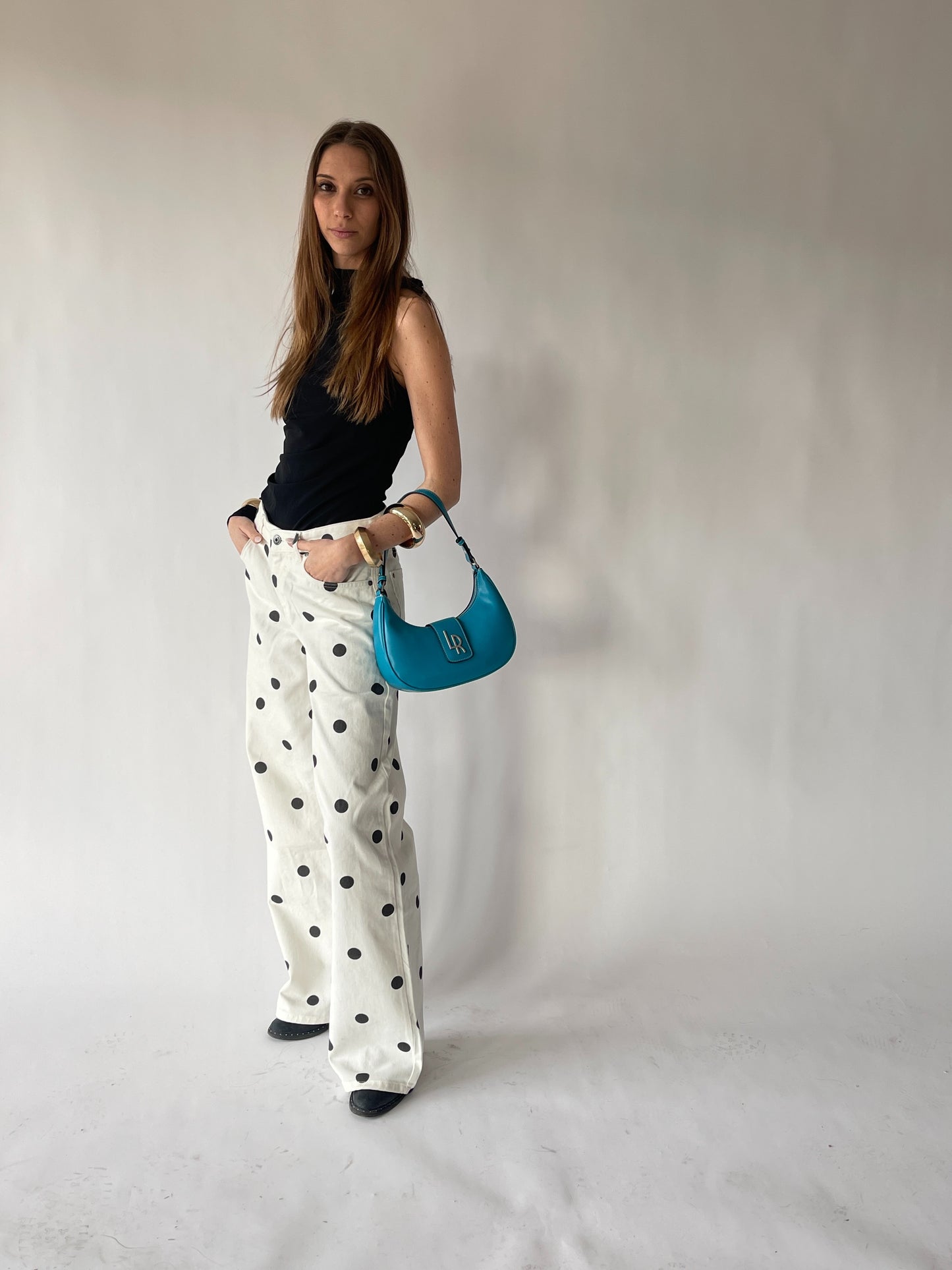 BEA Shoulder Bag - LIGHT TEAL