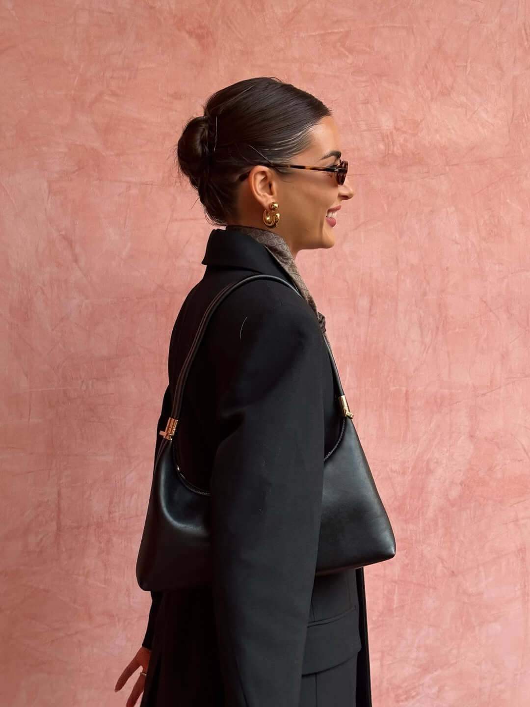 Borsa a spalla MAIA - BLACK
