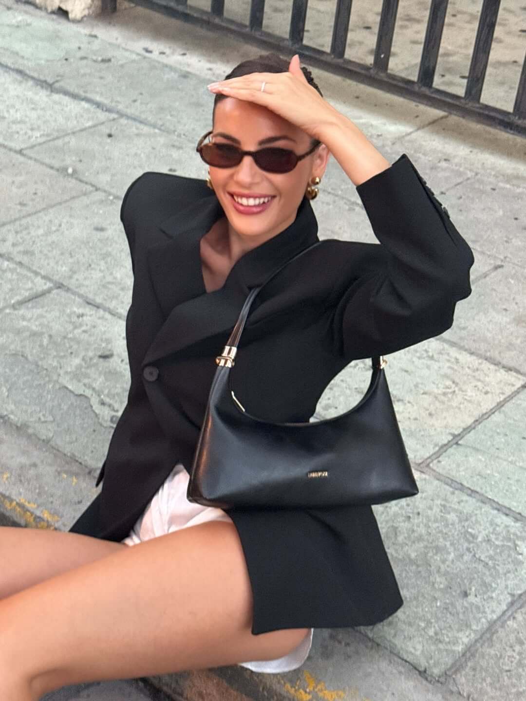 Borsa a spalla MAIA - BLACK