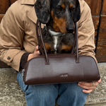 Borsa a spalla LONGUETTE- DEEP COFFEE