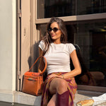 GRACE 5.0 Shoulder Bag - LIGHT BROWN