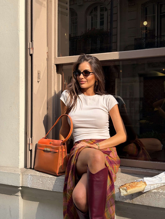 Borsa a spalla GRACE 5.0 - LIGHT BROWN