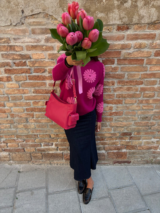 Bolso de hombro LEXI 2.0 - CEREZA