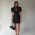 Bolso de hombro LONGUETTE- BLACK SILVER