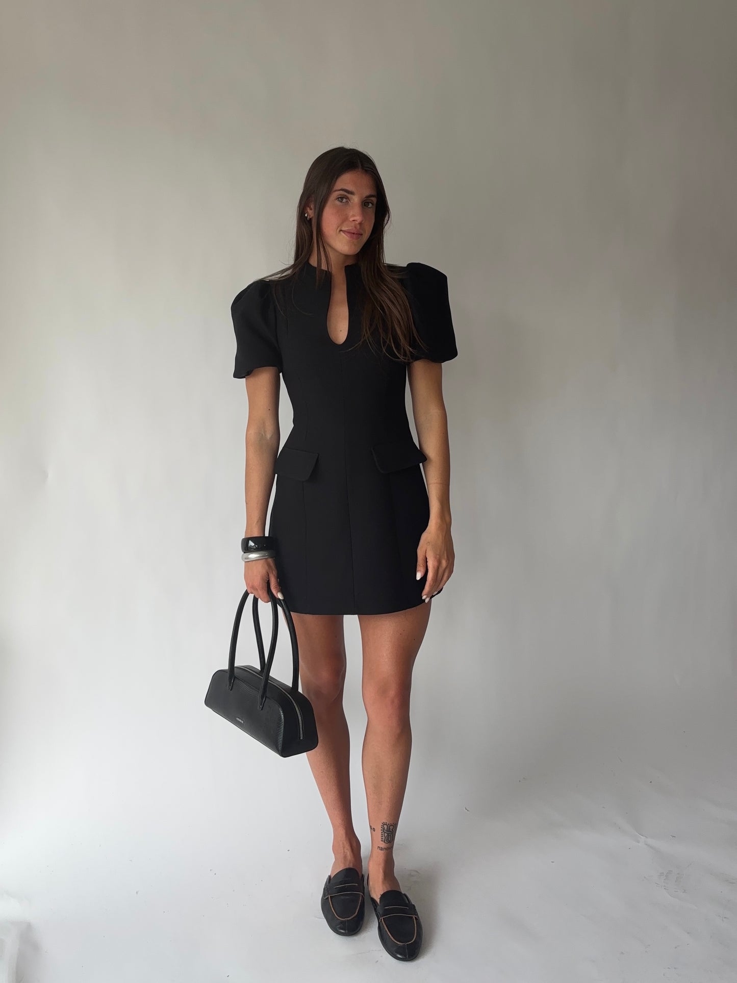 Borsa a spalla LONGUETTE- BLACK SILVER PREVENDITA