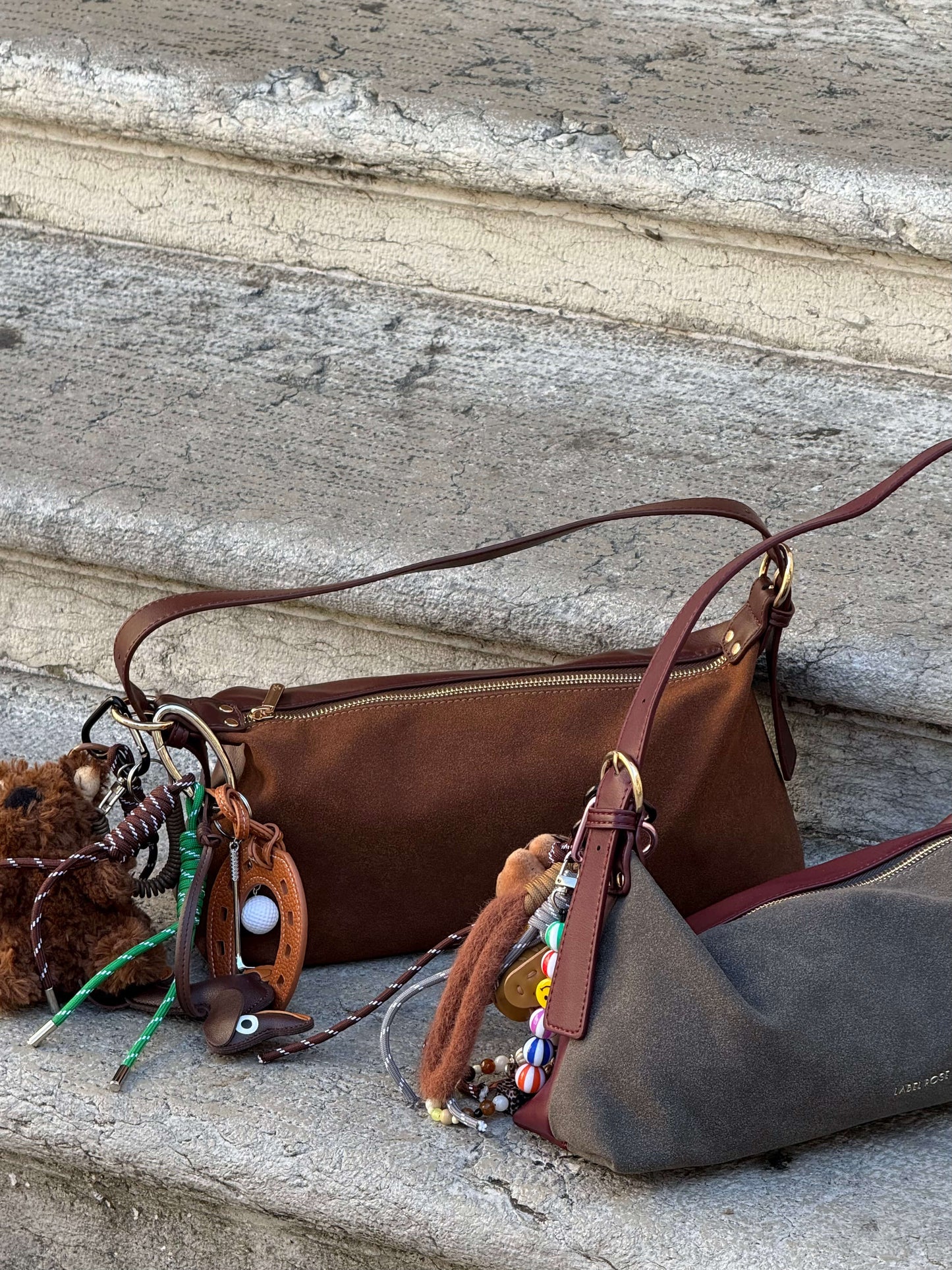 Borsa a spalla DUA - BROWN