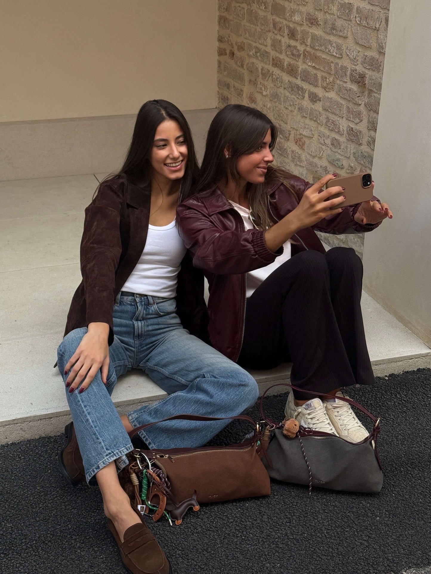 Borsa a spalla DUA - BROWN