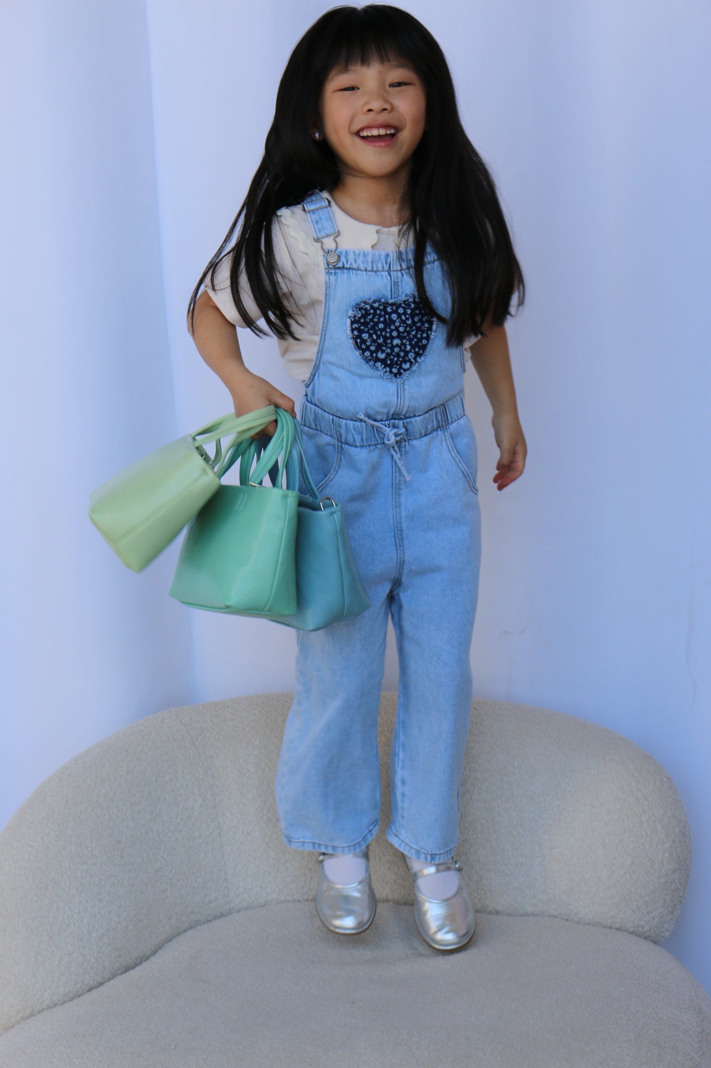 Borsa a mano NINA - PASTEL GREEN