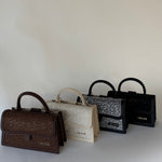 Borsa a mano PAIGE STRASS - BLACK SILVER