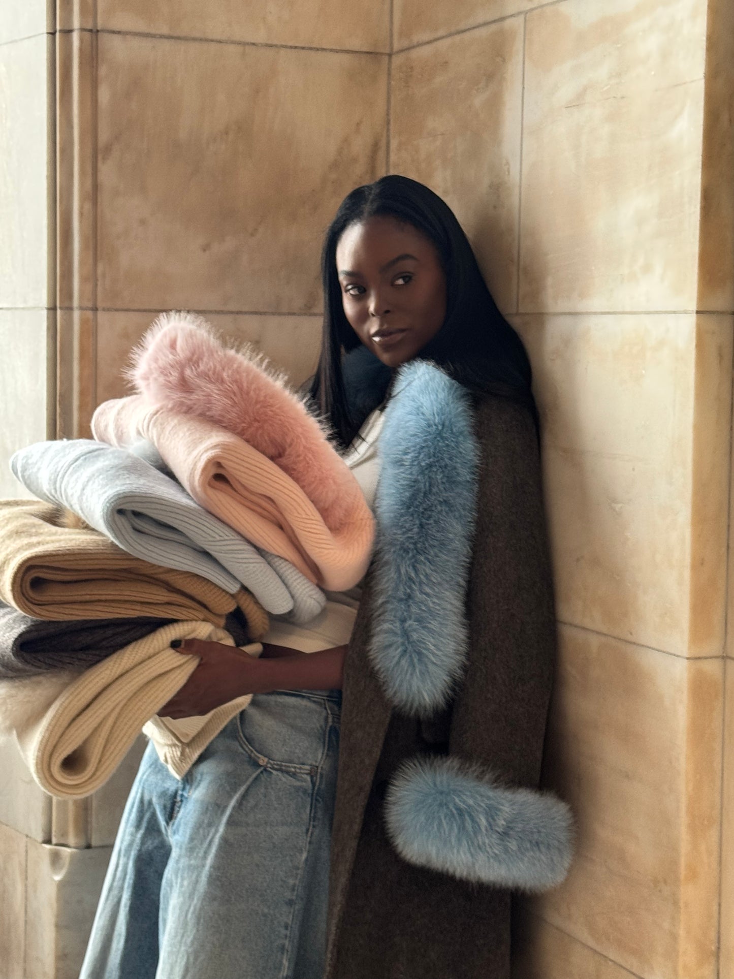 Sweater EROS DATE - BEIGE - PREVENDITA