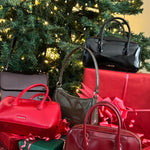 Borsa a spalla FLORA - BLACK