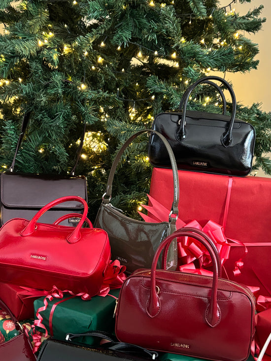 Borsa a spalla FLORA - BLACK