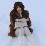Borsa a mano GRACE TEDDY - CREAM