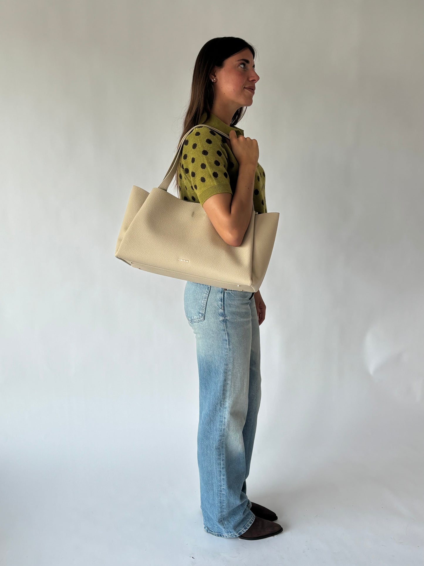 Borsa a spalla IVORY - VANILLA MARTINI