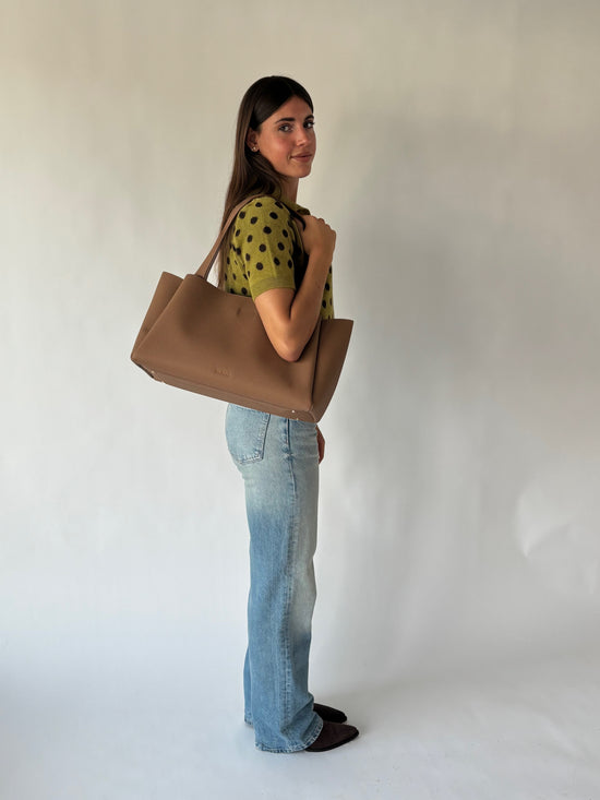 Borsa a spalla IVORY - CARAMEL RULE
