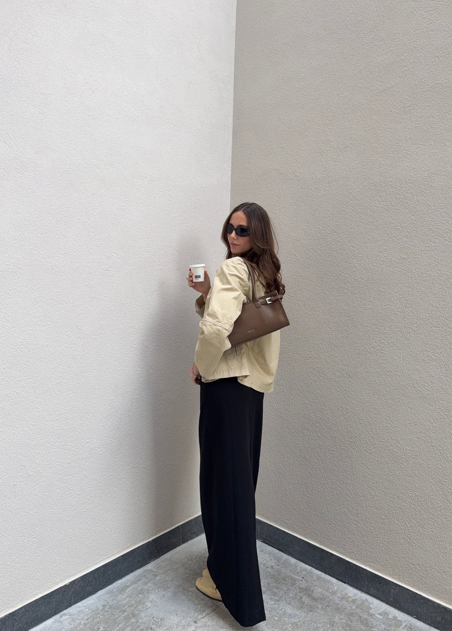 Bolso de hombro SABOT - MOCHA