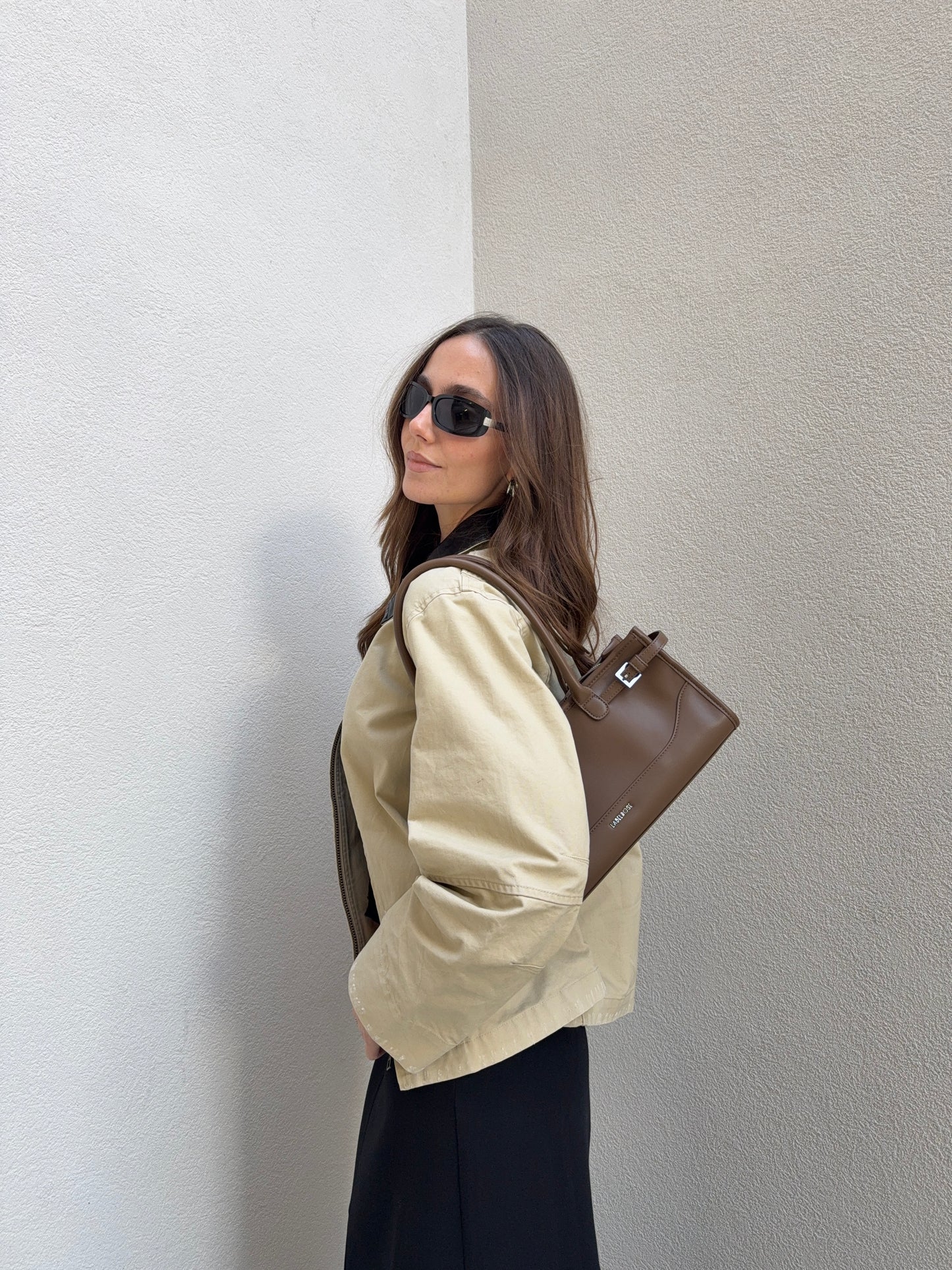 Bolso de hombro SABOT - MOCHA