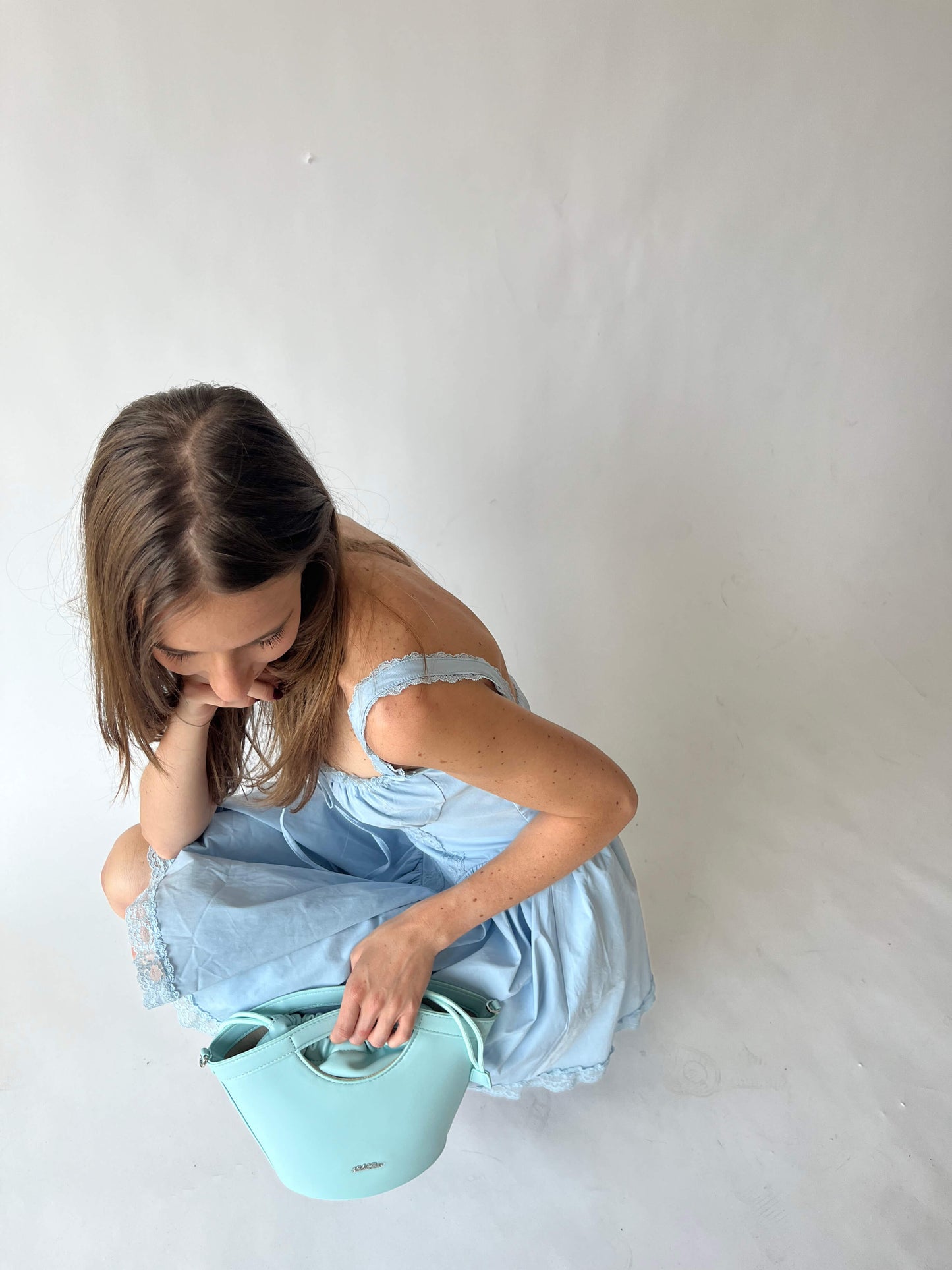 Handbag JOY - TURQUOISE