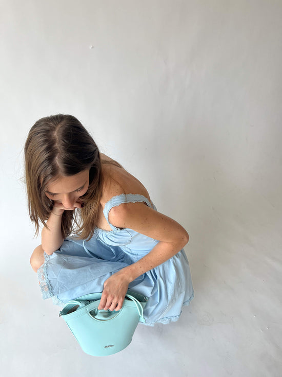 Handbag JOY - TURQUOISE